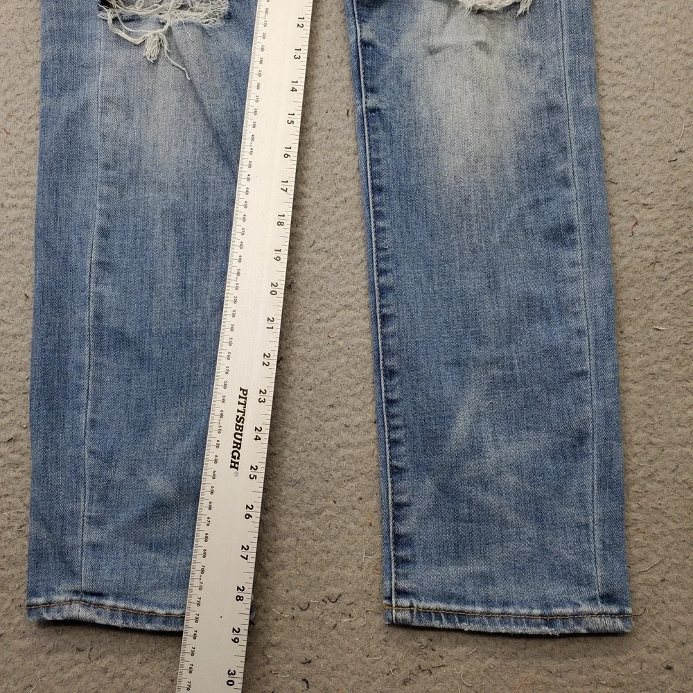 American Eagle Straight Jeans Mens 29x30 Blue Denim Next Level Flex Distressed